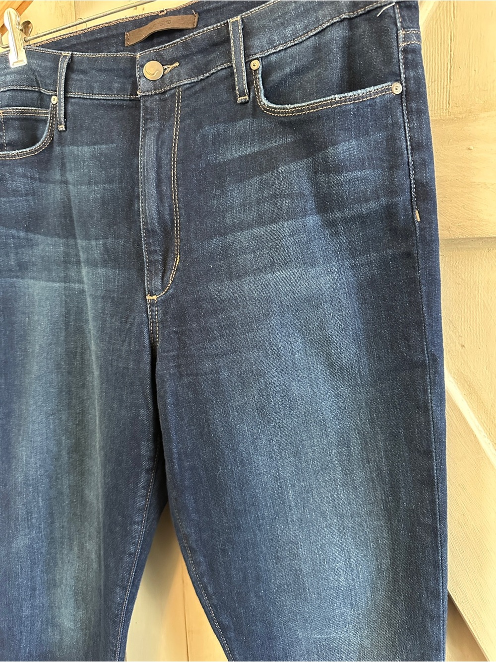 Joe’s Jeans High Rise Skinny Ankle Jeans Raw Hem Dark Wash Women’s 31 - Picture 3 of 7